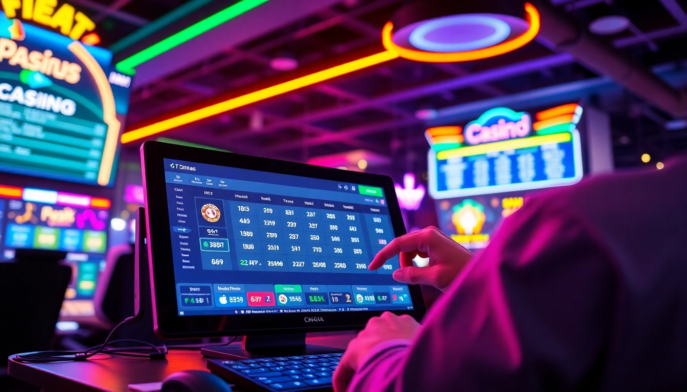 Engaged player placing a ck4444 bet on an online platform with sports and casino game visuals, highlighting seamless betting action and digital interface.