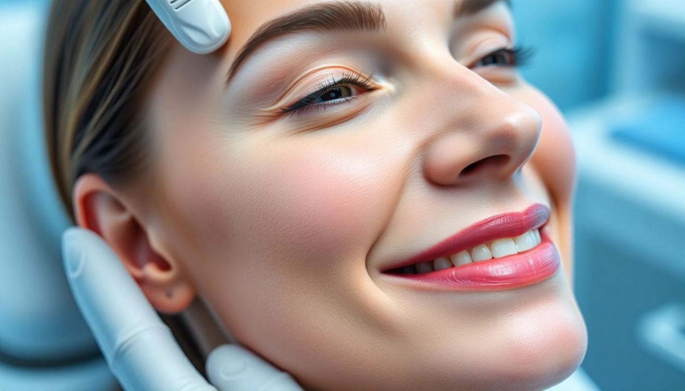 Fadenlifting Zürich: Woman with refreshed, firm skin undergoing minimally invasive facial procedure, emphasizing natural rejuvenation.