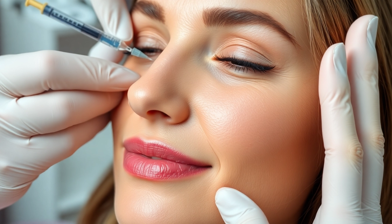 Botox Zürich: Professional facial treatment in a sleek clinic setting for a youthful look.