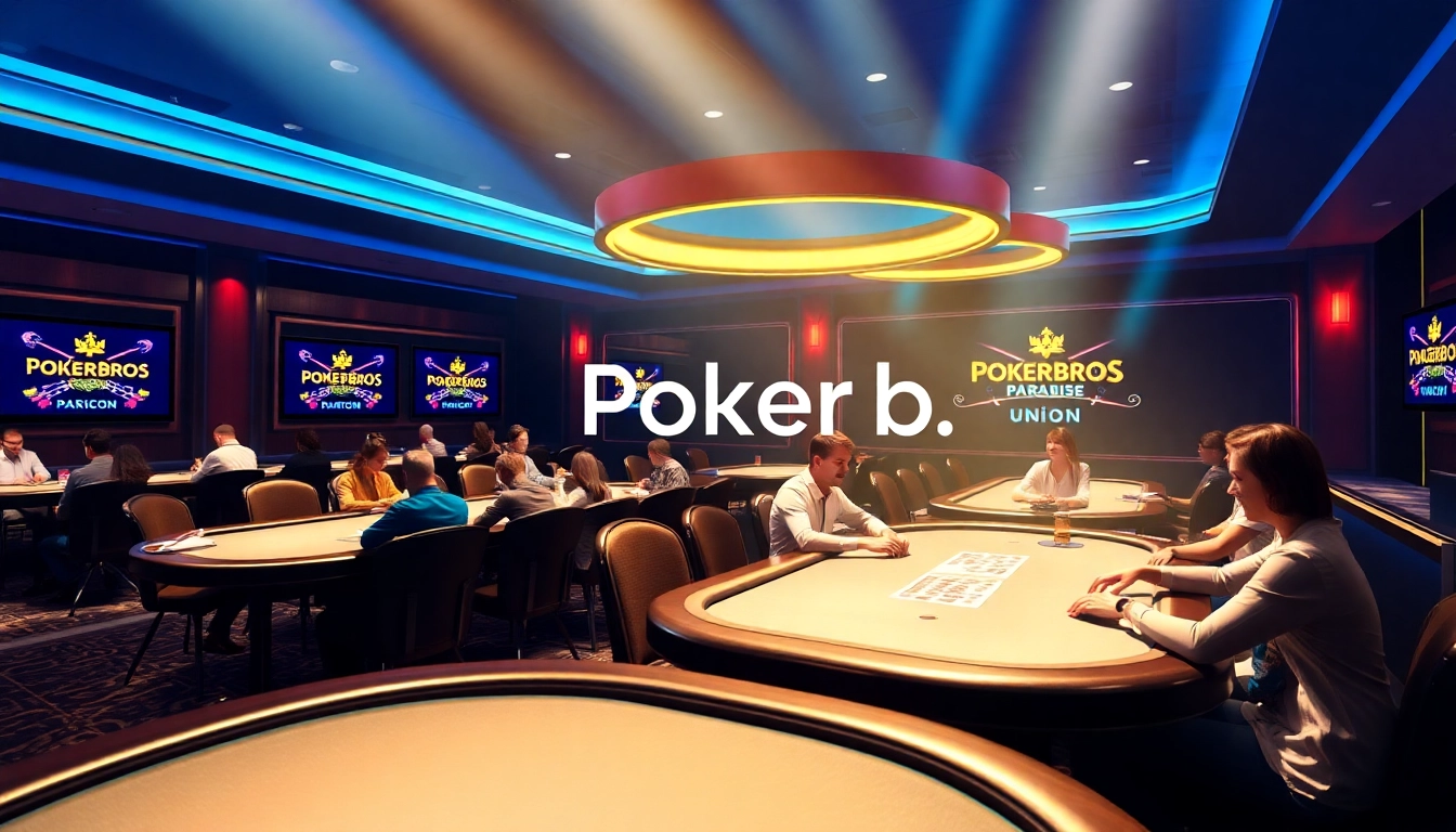 Join Pokerbros Paradise Union to experience lively poker games and a thriving community of enthusiasts.