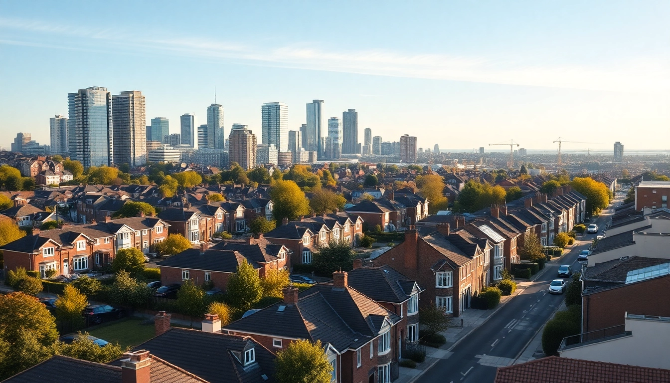 The UK Property Market showing growing residential neighborhoods and investment opportunities